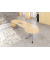 Anbautisch mit STF 80x102xcm BucheGraphit