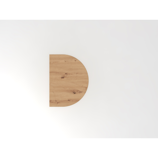 4032062313503 - Anbautisch mit STF 60x80cm Asteiche 4032062313503 Hammerbacher