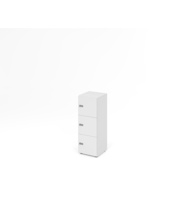 Schliessfachschrank 3OH Weiss,3xZS