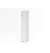 Schliessfachschrank 6OH Weiss,3xZS