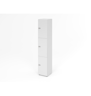 Schliessfachschrank 6OH Weiss,3xZS