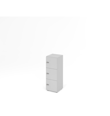 Schliessfachschrank 3OH Grau,3xZS