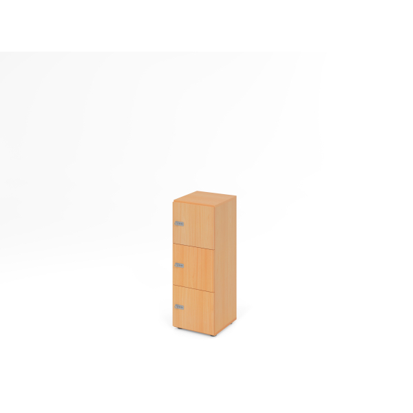 4032062314203 - HAMMERBACHER Schließfachschrank buche V234L3 6 6 ZS 3 Schließfächer 400 x 420 x 1100 cm