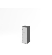 Schliessfachschrank 3OH GraphitGrau,3xZS