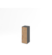 Schliessfachschrank 3OH GraphitAst.,3xZS