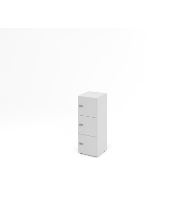 Schliessfachschrank 3OH WeissGrau,3xZS