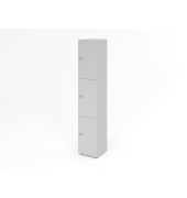 Schliessfachschrank 6OH Grau,3xZS