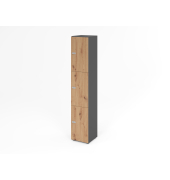 Schliessfachschrank 6OH GraphitAst.,3xZS