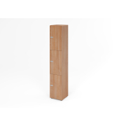 Schliessfachschrank 6OH Nussbaum,3xZS