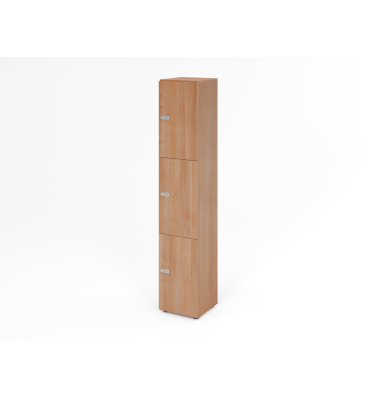 Schliessfachschrank 6OH Nussbaum,3xZS