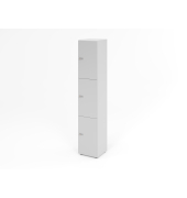 Schliessfachschrank 6OH WeissGrau,3xZS