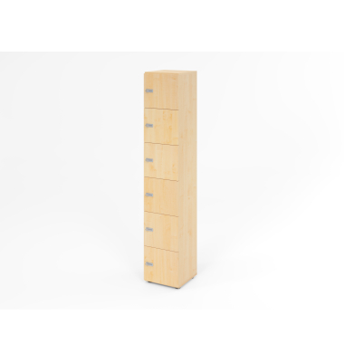 Schliessfachschrank 6OH Ahorn,6xZS