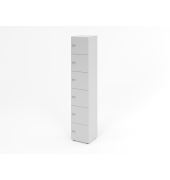 Schliessfachschrank 6OH WeissGrau,6xZS