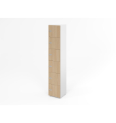 Schliessfachschrank 6OH WeissEiche,6xZS