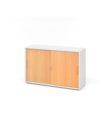 Schiebet&uuml;renschrank V1752/V1753 V1752S/W/6/BS, abschlie&szlig;bar, 2 OH