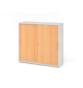 Schiebet&uuml;renschrank V1752/V1753 V1753S/W/6/RE, abschlie&szlig;bar, 3 OH