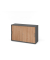 Schiebet&uuml;renschrank V1752/V1753 V1752S/G/N/SG, abschlie&szlig;bar, 2 OH, graphit/nussbaum, 120x74,8x40cm (BxHxT)