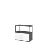 RegalT&uuml;ren, 2OH, graphitwei&szlig;