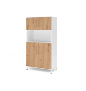 Kombischrank, 4OH, Sockel, graphitasteiche