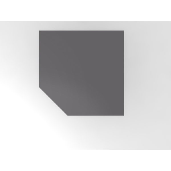 4032062321263 - eurokraft pro Verkettungsplatte trapezförmig mit höhenverstellbarem Stützfuß graphit   alusilber