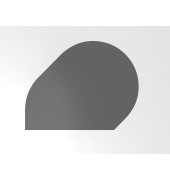 Anbautisch mit STF 80x102xcm GraphitSilber