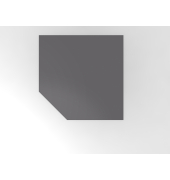 Verkettungsplatte trapez f&uuml;r STF GraphitWei&szlig;