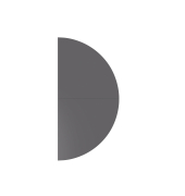 Anbautisch 2xViertelkreisSTF GraphitSilber