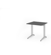 Schreibtisch VBS, 74cm (H), Graphit / silber