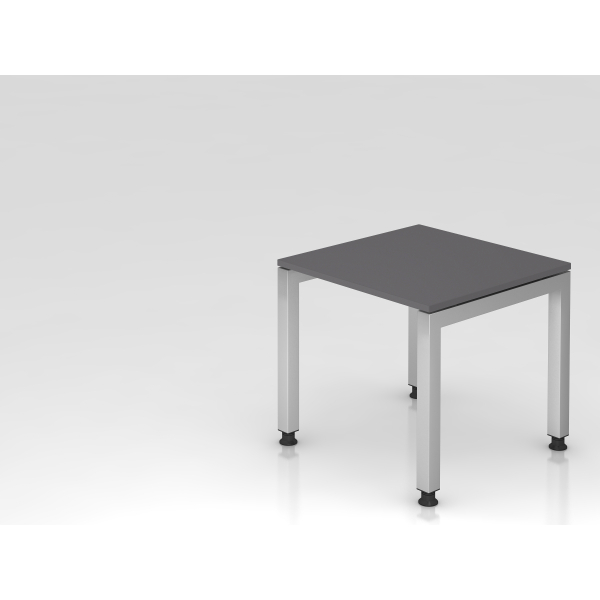 4032062322031 - Schreibtisch VJS manuell höhenverstellbar 76cm (H) 80x80cm (BxT) Graphit   silber 4032062322031 Hammerbacher