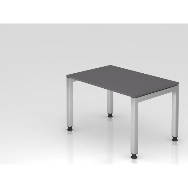 4032062322048 - Schreibtisch VJS manuell höhenverstellbar 76cm (H) 120x80cm (BxT) Graphit   silber 4032062322048 Hammerbacher