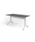Klapptisch VKF, 160x80cm (BxT), 73,5cm (H), graphit / silber, mit Rollen