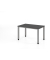 Schreibtisch VQS, manuell h&ouml;henverstellbar, 81cm (H), 120x80cm (BxT), graphit / silber