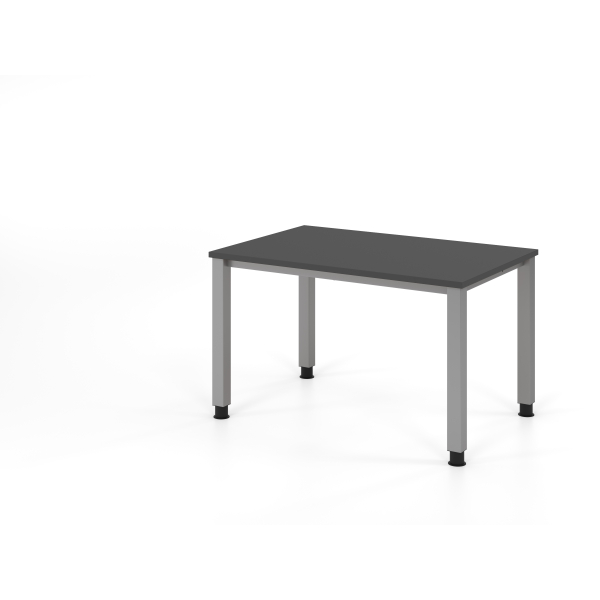 4032062322260 - Schreibtisch VQS manuell höhenverstellbar 81cm (H) 120x80cm (BxT) Graphit   silber 4032062322260 Hammerbacher