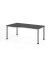 Schreibtisch VQS, manuell h&ouml;henverstellbar, 81cm (H), 180x100cm (BxT), graphit / silber