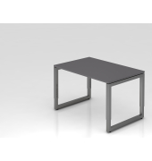 Schreibtisch VRS, manuell h&ouml;henverstellbar, 85cm (H), 120x80cm (BxT), graphit / graphit