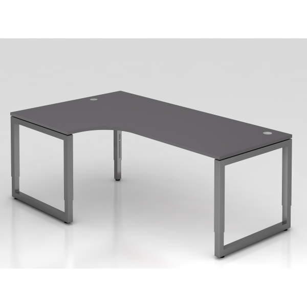 4032062322390 - Schreibtisch VRS manuell höhenverstellbar 85cm (H) 200x120cm (BxT) Graphit   graphit 4032062322390 Hammerbacher