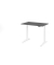 Sitz-Steh-Schreibtisch VXBHM, elektrisch h&ouml;henverstellbar, 129cm (H), 120x80cm (BxT), graphit / wei&szlig;