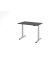 Sitz-Steh-Schreibtisch VXDSM, elektrisch h&ouml;henverstellbar, 127cm (H), 120x80cm (BxT), graphit / silber