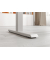 Sitz-Steh-Schreibtisch VXMST, elektrisch h&ouml;henverstellbar, 120cm (H), 120x67,2cm (BxT), graphit / silber