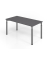 Schreibtisch VYS, manuell h&ouml;henverstellbar, 82cm (H), 160x80cm (BxT), graphit / graphit