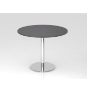 Besprechungstisch VSTF, 74,5cm (H), 100x100cm (BxT), graphit / chrom