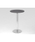 Stehtisch VSTH 111,6cm (H), 80x80cm (BxT), graphit / chrom