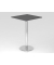 Stehtisch VSTH 111,6cm (H), 80x80cm (BxT), quadratisch, graphit / chrom