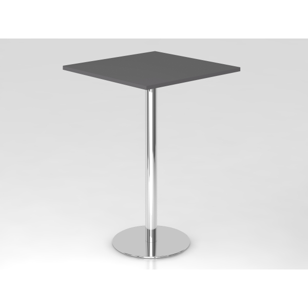 4032062322987 - Stehtisch VSTH 1116cm (H) 80x80cm (BxT) Graphit   chrom 4032062322987 Hammerbacher