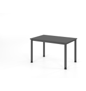 Schreibtisch VHS, manuell h&ouml;henverstellbar, 81cm (H), 120x80cm (BxT), graphit / graphit