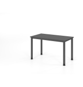 Schreibtisch VHS, manuell h&ouml;henverstellbar, 81cm (H), 120x67,2cm (BxT), graphit / graphit