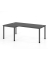 Schreibtisch VHS, manuell h&ouml;henverstellbar, 81cm (H), 200x120cm (BxT), graphit / graphit