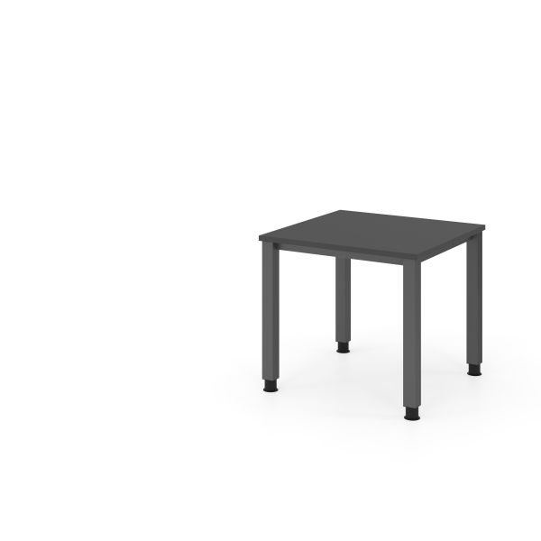 4032062323274 - Schreibtisch VQS manuell höhenverstellbar 81cm (H) 80x80cm (BxT) Graphit   graphit 4032062323274 Hammerbacher