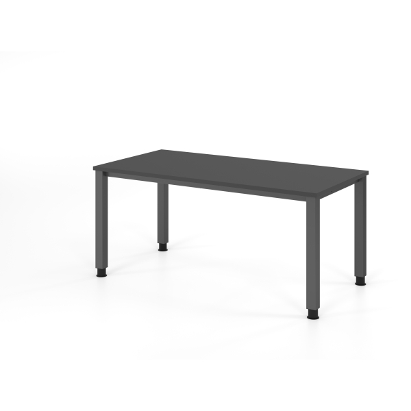 4032062323298 - Schreibtisch VQS manuell höhenverstellbar 81cm (H) 160x80cm (BxT) Graphit   graphit 4032062323298 Hammerbacher