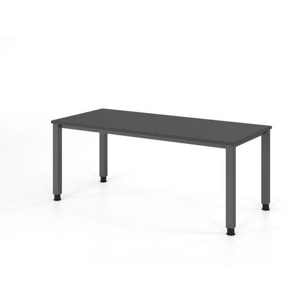 4032062323311 - Schreibtisch VQS manuell höhenverstellbar 81cm (H) 180x80cm (BxT) Graphit   graphit 4032062323311 Hammerbacher